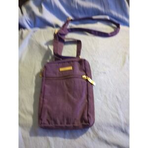 purple baggallini Adjustable Strap Multi Pocket Travel Bag